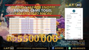 BUKTI KEMENANGAN MEMBER DI KAKI4D